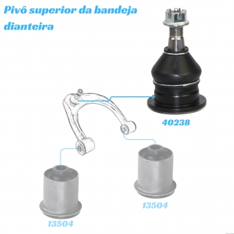 Pivô Superior Dianteiro Hilux 2005 A 2020 - [BAC40238]