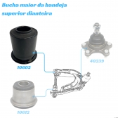 Bucha Da Bandeja Superior Dianteira Da Hilux Pick-Up 4X4 1995 A 2004 Hilux Sw4 1991 A 1995 - [MCP10602]
