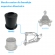 Bucha Da Bandeja Superior Dianteira Da Hilux Pick-Up 4X4 1995 A 2004 Hilux Sw4 1991 A 1995 - [MCP10602]