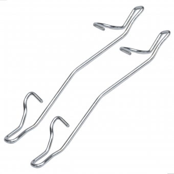 Jogo De Molas Da Pastilha Dianteira Do Fiesta Espanhol 1995 A 2014, Fiesta Endura 1.0, 1.3 8V Zetec 1.4 16V Rocam 1.0, 1.6 8V1996 A 2007, Fiesta