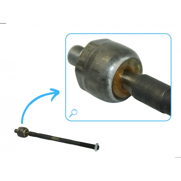 Braço Barra Axial Caixa Da Direção Da Hr 2.5 2007 A 2024 - [BAC58028]