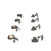 Jogo Molas Pastilhas Freio Dianteira S10, Blazer 4X4 1998 A 2011 - [BAC14517]