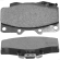 Jogo Pastilha Dianteira Da Hilux Sw4 2.8 4X4 1991 A 1995, Hilux 3.3 4X4 2001 A 2004, Hilux 2.8 4X4 1997 A 2001, Hilux 2.8 4X4 1992 A 1997 - [BAC5