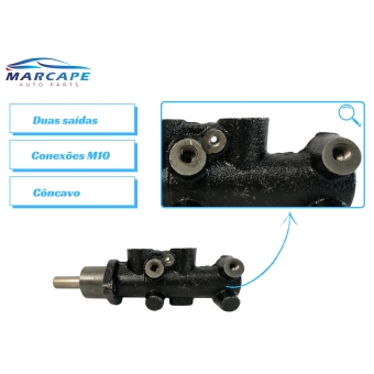 Cilindro Mestre De Freio Da Ducato, Boxer, Jumper 2.3 16V 2009 a 2017 Com ABS - [BAC11928]