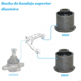 Bucha Da Bandeja Superior Dianteira Da Pajero Full 2001 A 2021 - [BAC11551]