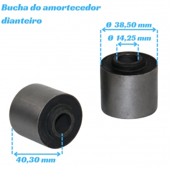 Bucha Do Amortecedor Dianteiro Hilux 2005 A 2015 | 38MM [BAC11483]