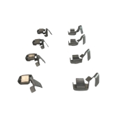 Jogo Molas Pastilhas Freio Dianteira S10, Blazer 4X4 1998 A 2011 - [BAC14517]