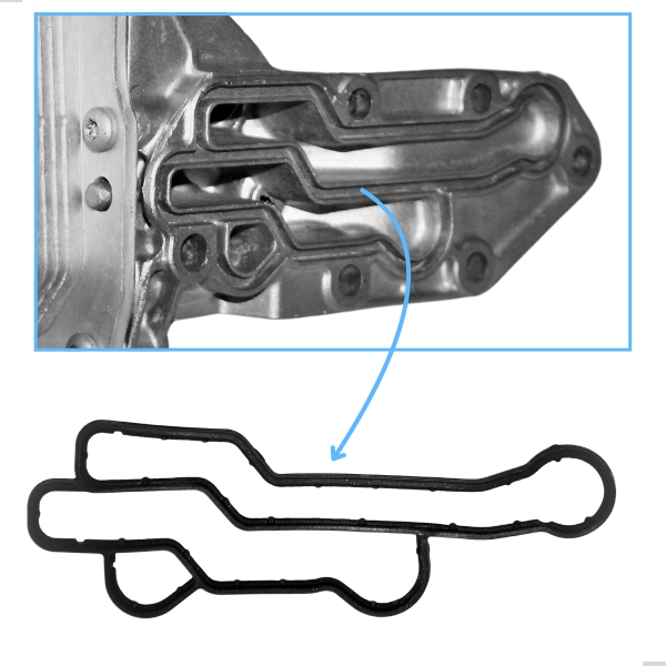 Resfriador De Óleo Do Motor Da Ranger 2.2 16V 3.2 20V Diesel 2013 A 2023, Troller 3.2 2015 A 2021 - [BAC13937]