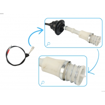 Cabo Do Velocimetro L200 Sport, Outdoor 2003 A 2012, L200 Savana Redonda 2008 A 2012 | Cambio Manual e Automatica [BAC53550]