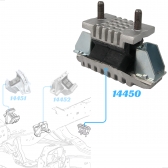 Coxim Câmbio S10 Flex 2.5 4X24X4 2015 A 2022 - [BAC14450]