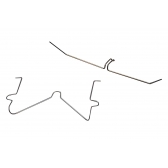 Jogo De Molas Da Pastilha Do Freio Dianteiro Da Hilux 2.8, 3.0 4X4 95 A 2004 - [BAC30190]