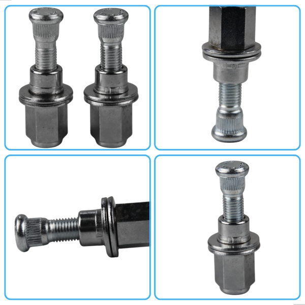 Parafuso Com Porca Cromada Da Roda Dianteira Hilux 2005 A 2021 [BAC70186]