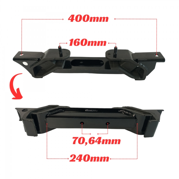 Coxim Do Câmbio Da Pajero Full 2000 A 2018 Motor Diesel E Gasolina - [BAC53561]